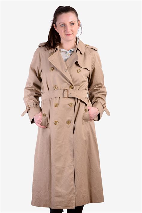 wearing vintage burberry trench|authentic Burberry trench coat.